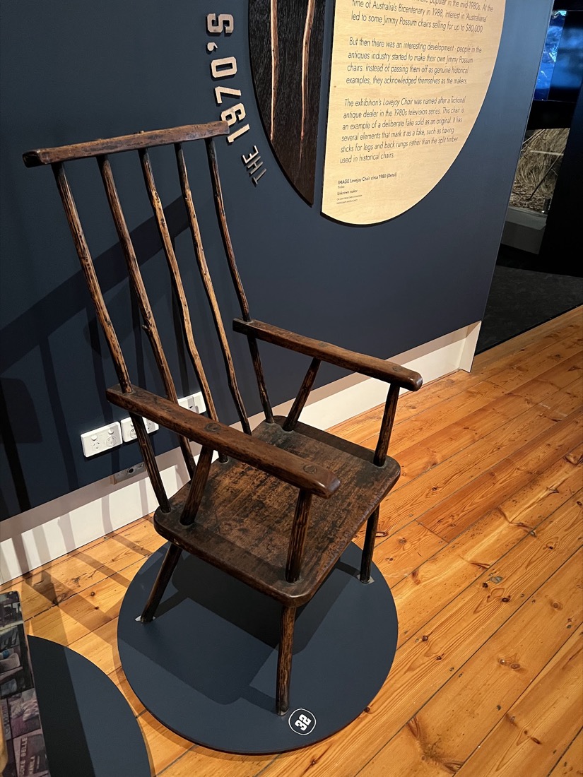 A small Jimmy Possum armchair.